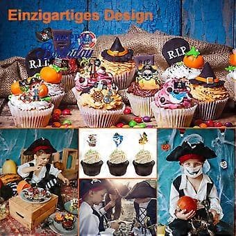 27 stk. pirat tema kageindsatser