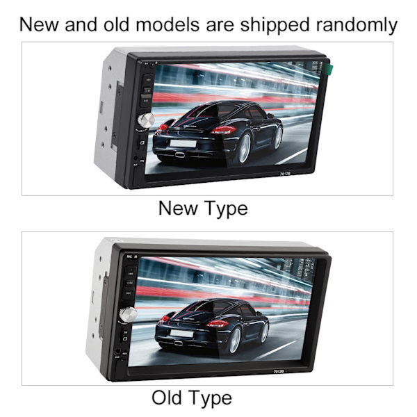 7 tuuman 2Din HD Auton Multimedia MP5 Soitin USB/TF Stereo FM Radio Videosoitin Handsfree Puhelu