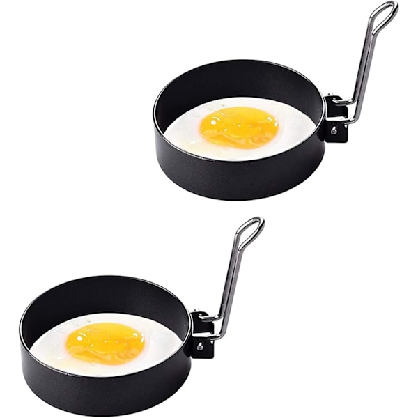 Lättanvända Matlagningsverktyg, Perfekta Runda Ägg Multifunktionella Matlagningstillbehör För Din Stekplatta, Non-stick Äggring i Rostfritt Stål, Tål Maskindisk