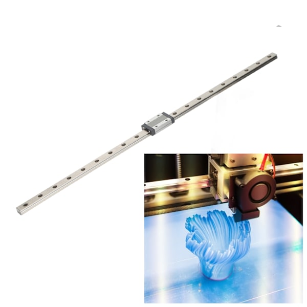 MGN12H Miniatur Lineær Skinne Glidebane 12mm Bredde Lineær Skinne Guide til de fleste Automatisering Udstyr 500mm