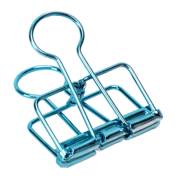 90 stk. Binderclips Guld Sort Blå Stærk Klemme Kraft Robust Metal Hul Binderclips til Børn Studerende