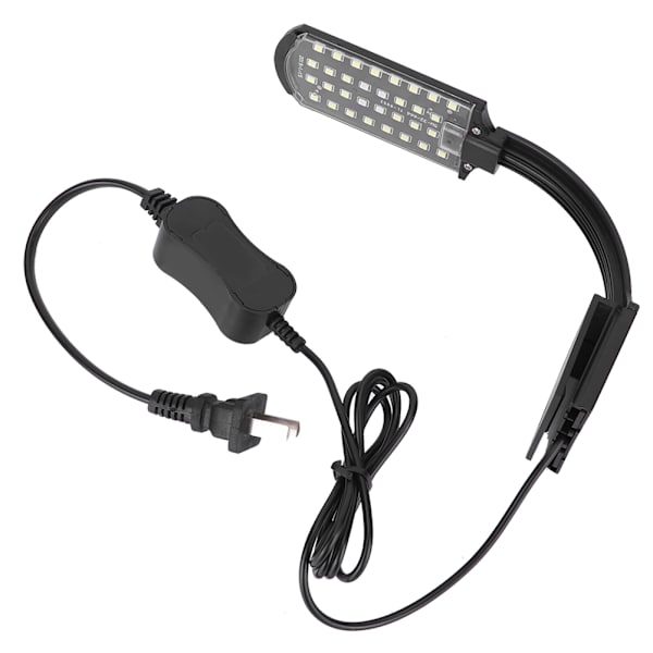 Super-tynde LED-lys med klips Vandplanter Vækstlyslamper til Fiskekummer Akvarium 220V CN