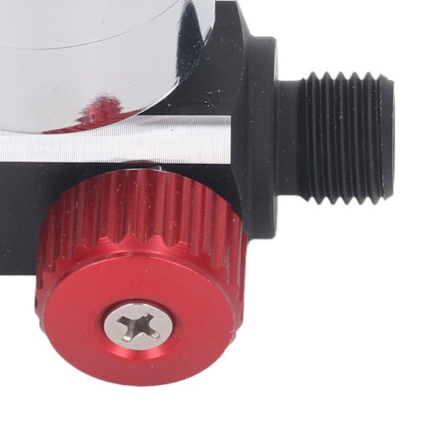 Sprutpistol Lufttrycksregulator Aluminiumlegering Hög Noggrannhet Justering Luftjusteringsregulatorventil 1/4in NPT