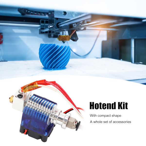 3D-skrivardel Hotend-kit Extruder Fjärrterminaluppsättning 1,75 mm/0,07 tum 0,4 mm/0,02 tum för V6