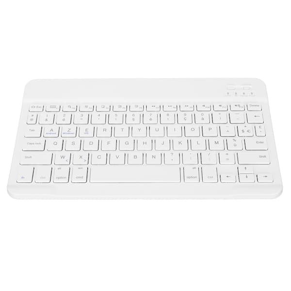 Trådløst multi-enhedstastatur, slankt og let ultratyndt tastatur til iPad iPhone Android Tablet Windows PC Mac, Bluetooth-forbindelse med