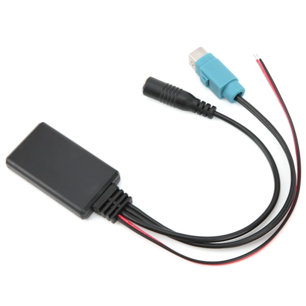 Bluetooth 5.0 AUX-kaapeliadapteri mikrofonilla, sopii Alpine KCE‑236B CDA‑9852/E CDE‑9887/R