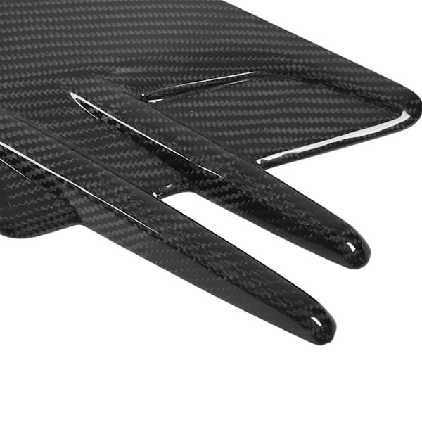 Side Fender Luftventildeksel Carbonfiber Luftinntak Trim Dekal Erstatning for Land Rover Range Rover Sport L494 2018‑2022