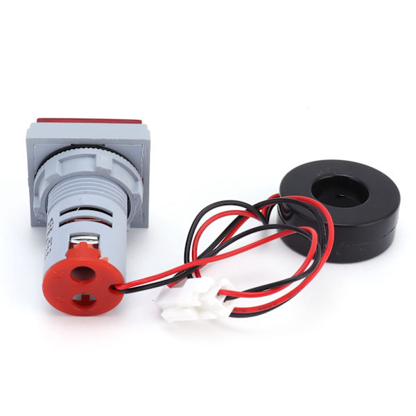 Strømsignalindikator Universal 2‑Skærms Kvadratisk Lampe Lys 60~500V AC AD16‑22FVARød