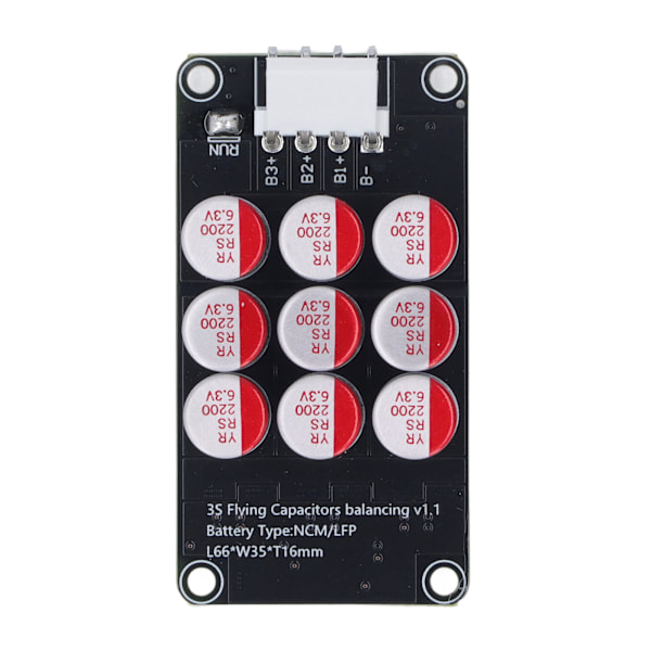 Batteri Aktiv Udligner 3S Balancer Li Ion Lithium Energi Overførselsplade Udligning Modul DC2.7‑4.2V 5A