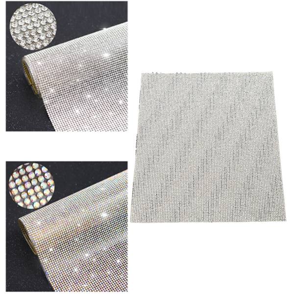 Glitter Bilsticker Bling Rhinestone Ark Self Adhesive DIY Auto Dekoration Universal