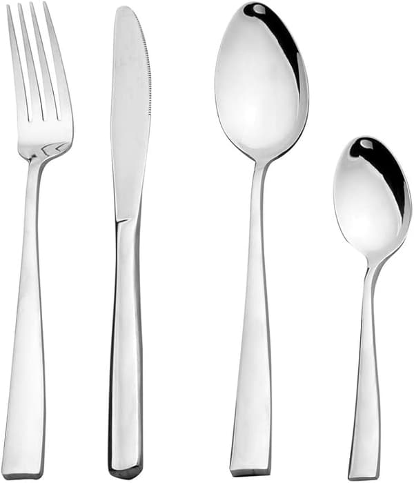 4-dels bestikksett. Moderne design.
