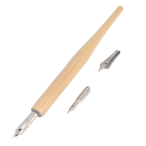 Kalligrafiapiirustus- ja sarjakuva monitoimikynät Fontwork Dip Pen Maalaustarvikkeet (Sininen)