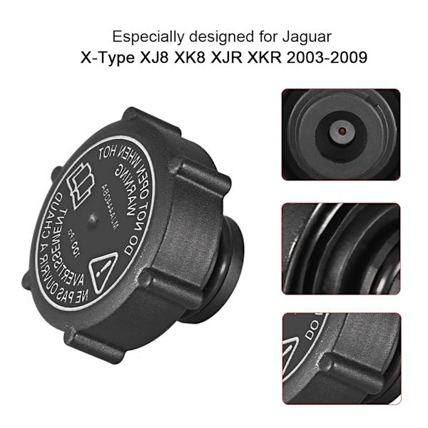 Kølemiddelbeholderflaske Udvidelsesbeholderdæksel til Jaguar X Type XJ8 XK8 XJR XKR 2003-2009