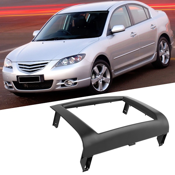 Dash Stereo Radio Fascia 2 Din Konsoll DVD Panel Ramme Passer for Mazda 3/Axela 2004‑2009
