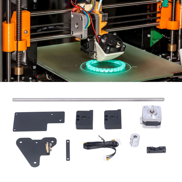 Uppgraderingssats med dubbla Z-axlar med skruvstycke för stegmotor för Ender 3 3D-skrivare