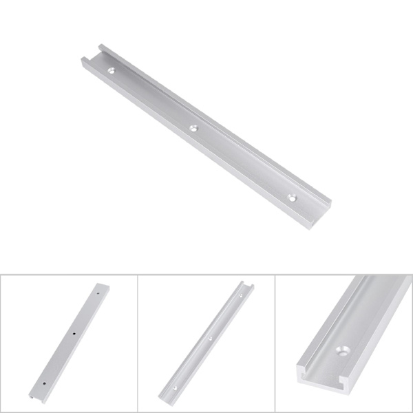 T-spor i aluminiumlegering for arbeidsbenker og maskiner (300 mm)