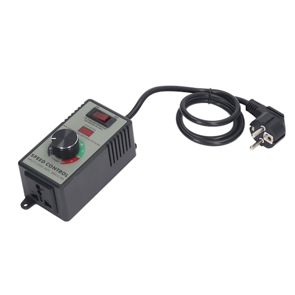 AC Motor Hastighetskontroller for Variabel Spenningsregulering, Justerbar Spenningsregulator med LED-skjerm, Variabel Hastighetskontroller med Bakside