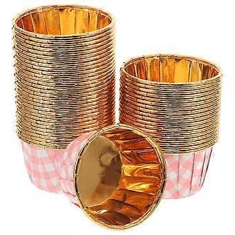 50 st Bakformar Papper Bageri Liner Muffin Bakformar Bageritillbehör