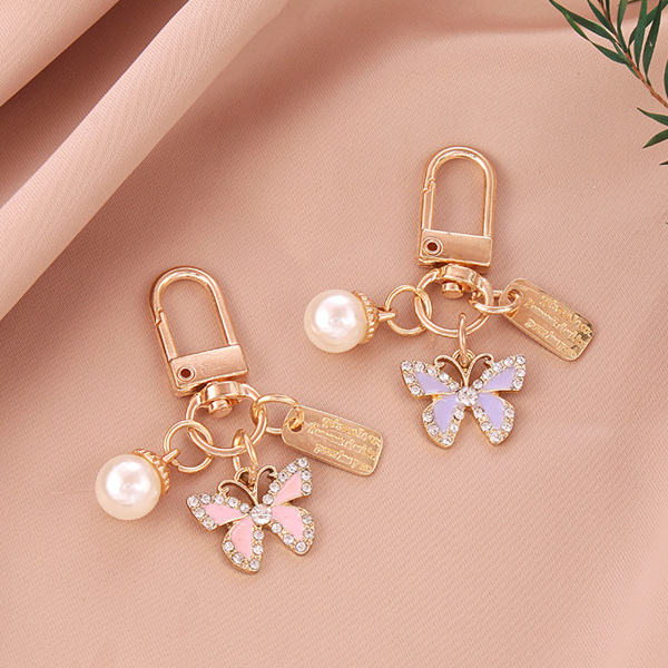 2st Butterfly Charms Keychain Chain Tofs Key Chain Key Ring K