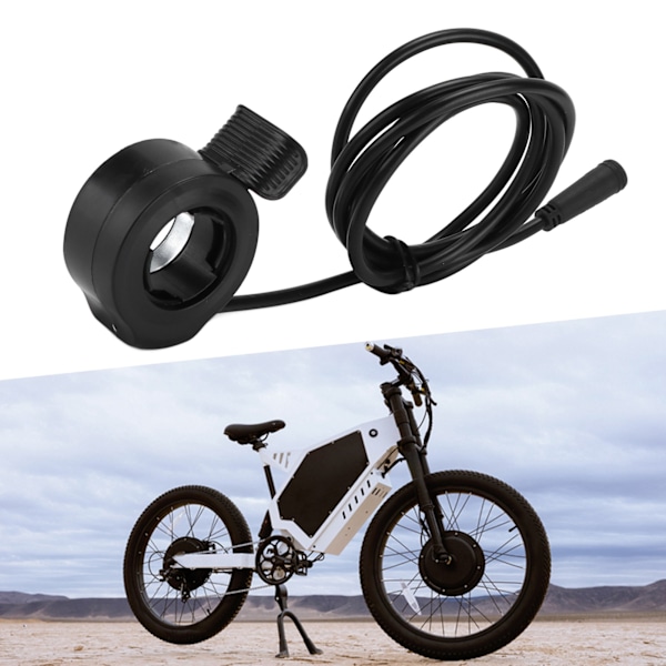 Tommelgas-stik 3-polet Venstre Højre Vandafvisende til Elektriske Mountainbikes med 22 mm Styr