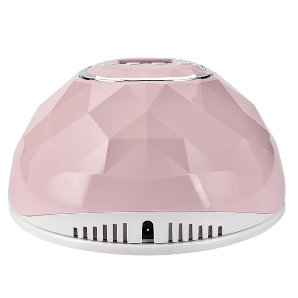 86W Profesjonell Manikyr Kunst Lampe Negle Gel Polish Rask Tørker LED Lys 100-240V (EU Plugg Rosa)