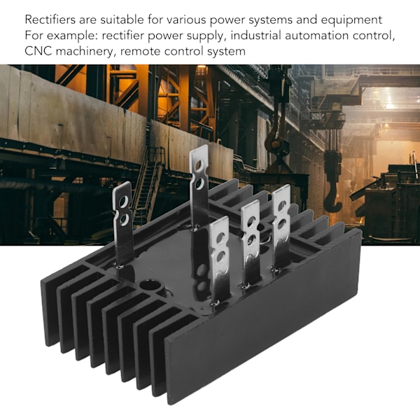 1200V Diodebrorectifikator 3-fase Nøyaktig Stabil Utgang 3-fase Høy Effekt Rettifier for Autokontroll CNC Maskiner