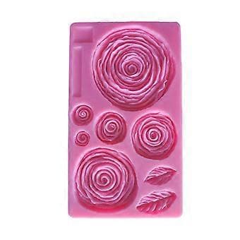 Silikone Chokoladeforme Fondantforme Roseformet Silikonemateriale Husholdningsbageform DIY Kagedekorationsgadgets