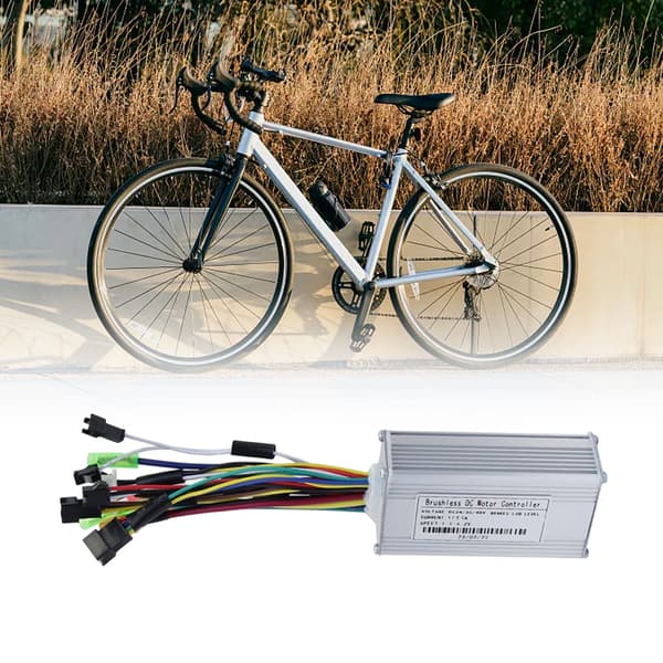 E-cykel motorcontroller, stabil ydeevne børsteløs controller med varmeafledning og nem installation, 3-tilstands sinusbølgecontroller til 24V 36V