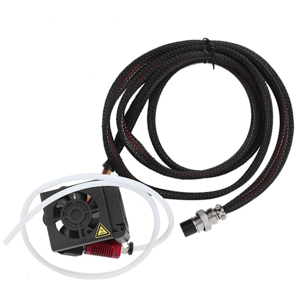 Ekstruder Kit 3D Printer Tilbehør Velegnet til CR‑10/Ender3 Fuld Sæt Dyses Fanjh‑80 ‑12V
