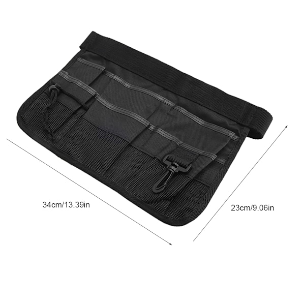 34 x 23 cm Holdbar Vandafvisende Canvas Elektriker Rulle Op Hardware Værktøjs Opbevaringspose