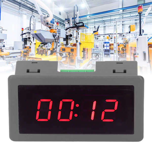 Tidsfördröjningsrelä DC6‑30V Timer Kontrollbrytare 0‑99.99s Timing med Fjärrkontroll för Motorlampa