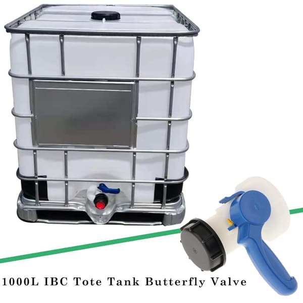 Tilpasselig Tote Tank Adapter, Ikke-Giftig IBC Butterfly Ventil Til Brugerdefinerede Anvendelser
