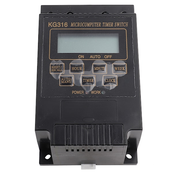 LCD Digital Mikrodatamaskinstyrt Strømbryter Tidrelé (AC110V)