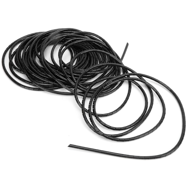 Spiral Wire Wrap Kabel Organizer Management Sort til Computer Rum Ledninger Φ20-2.5m