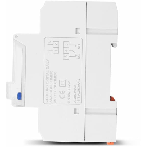 Digital LCD-skjerm Universal Timer, DIN-skinne Montering Elektronisk Klokke For Diverse Planleggingsbehov, Liten Lett Programmerbar Analog