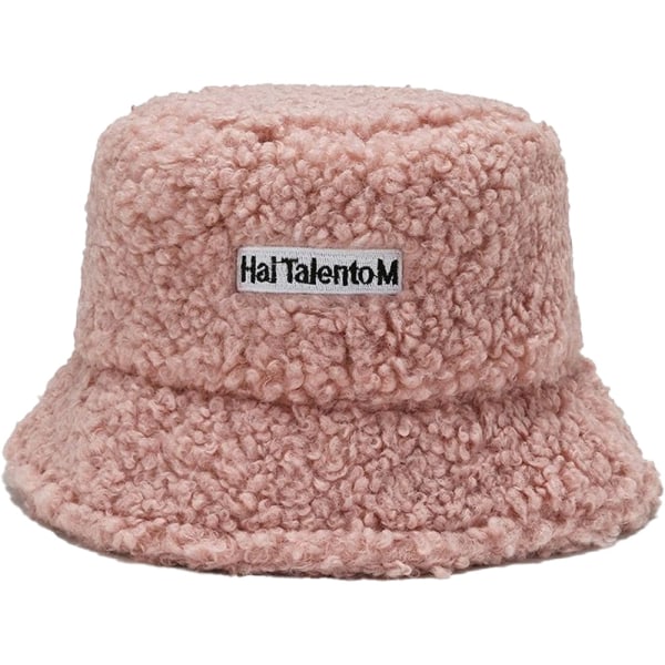 Dame Warm Cloche Hat Solid Vinter bøttehatter