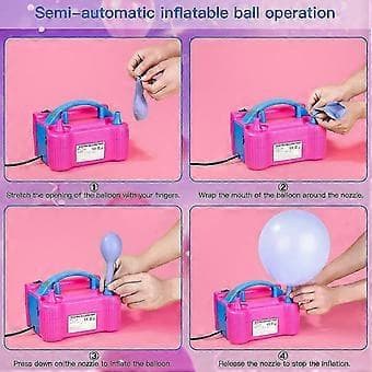 Oppustelig ballonpumpe til festdekorationer