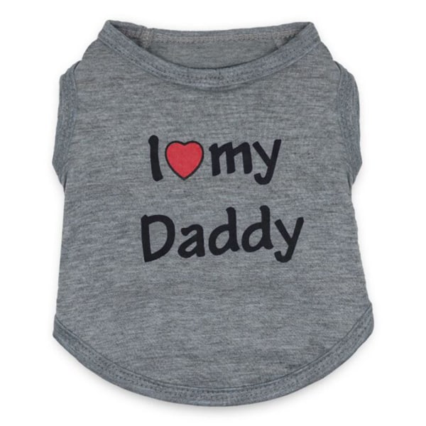 Koiran T-paita Daddy Pet Vest Dog Summer Cool Clothing