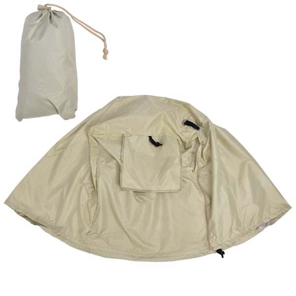 94x63.5x61cm Hundbur Överdrag Oxford Tyg Vattentätt Dammtätt Djurkennel Överdrag för Trådhundburar Beige