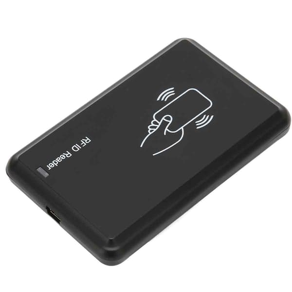 RFID-läsare för närhetskort, avancerad konfigurationsprocess för enkel kompatibilitet med flera enheter inklusive Android, Linux, Windows, OS X och