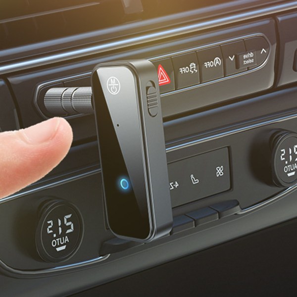 Bluetooth 5.0 Modtager 3.5mm Interface 2 i 1 AUX Adapter Musik Transmitter Modtager til Computer TV Projektor Højttaler Hovedtelefoner