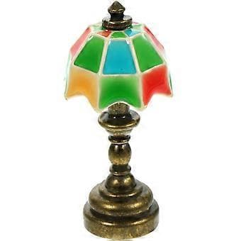 Miniature Bordlampe Mini Hus Skrivebordslampe Mini Hus Retro Bordlampe Statue