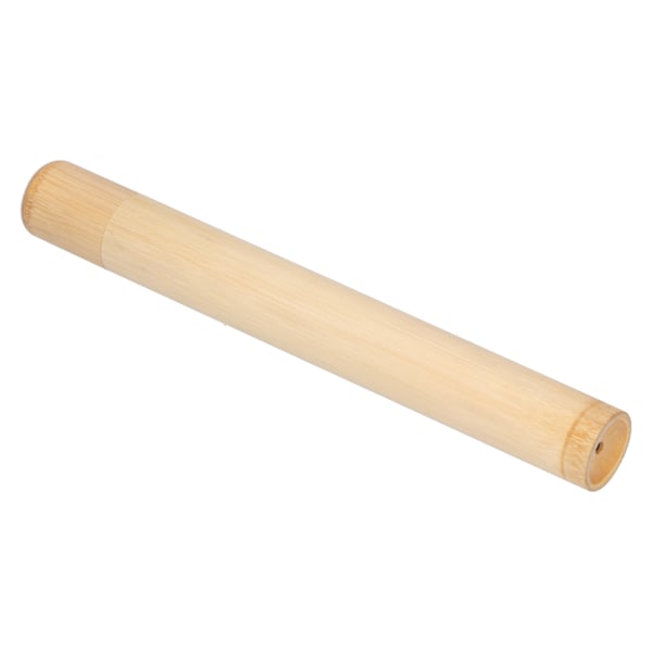 Mini Teblad Burk Behållare Portabel Tebehållare Rund Form Bamburör Förvaringslåda Cylinder