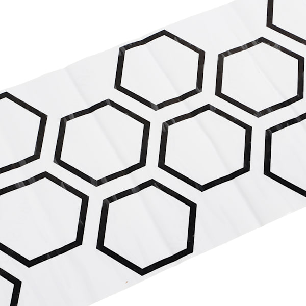 Geometriske Grafik Bilsticker Selvklæbende Universal Pasform Bilsideskrop Sticker til Bil Yacht Lastbil Sort