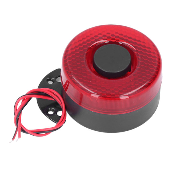 Bilhorn 12V ABS 105dB Elektrisk Advarsels Horn med Blinkende LED-lys til Lastbil UTV ATV