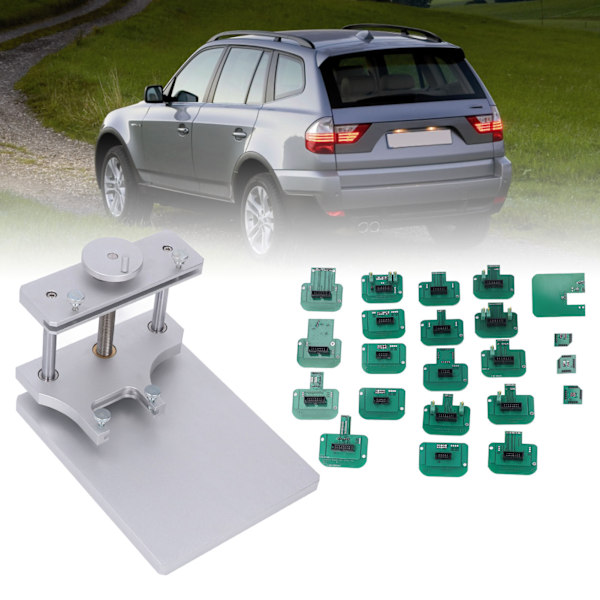 LED BDM Ramprobe-set med adaptrar Bildiagnostiskt testverktyg EU-kontakt 100‑240V för FGTECH BDM100 ECU-programmeringsverktyg