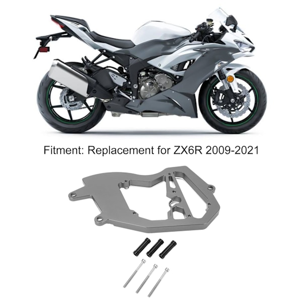 Foran Tannhjuldeksel CNC Aluminium Legering Kjedebeskytter Beskytter Motorsykkel Ombygging Utskifting for ZX6R 2009‑2021 Titan