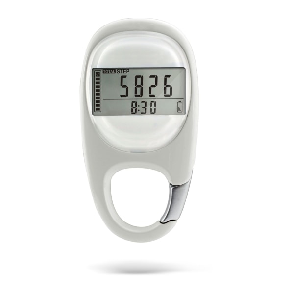 Alacritua simpel skridttæller | Skridttæller Walking 3D Skridttæller Clip, Daglig Target Monitor, Skridttæller Uden App, 7 Day Memory Skridttæller For Mænd Kvinder