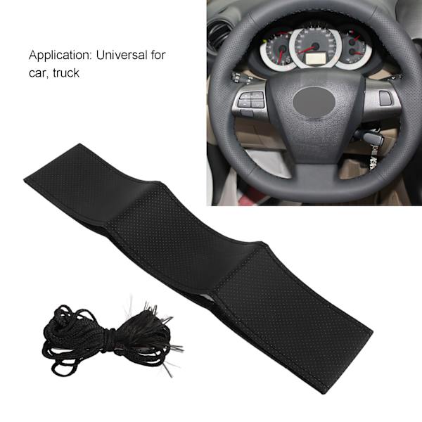Rattstyre Sömnad Wrap med Nål Tråd Svart DIY Handsydd Skydd för Bil Lastbil