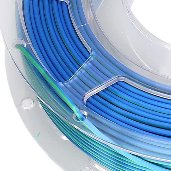 1,75 mm 3D Printer PLA Filament Dobbelt Farve Blå Grøn 3D Udskrivningsmaterialer 200g